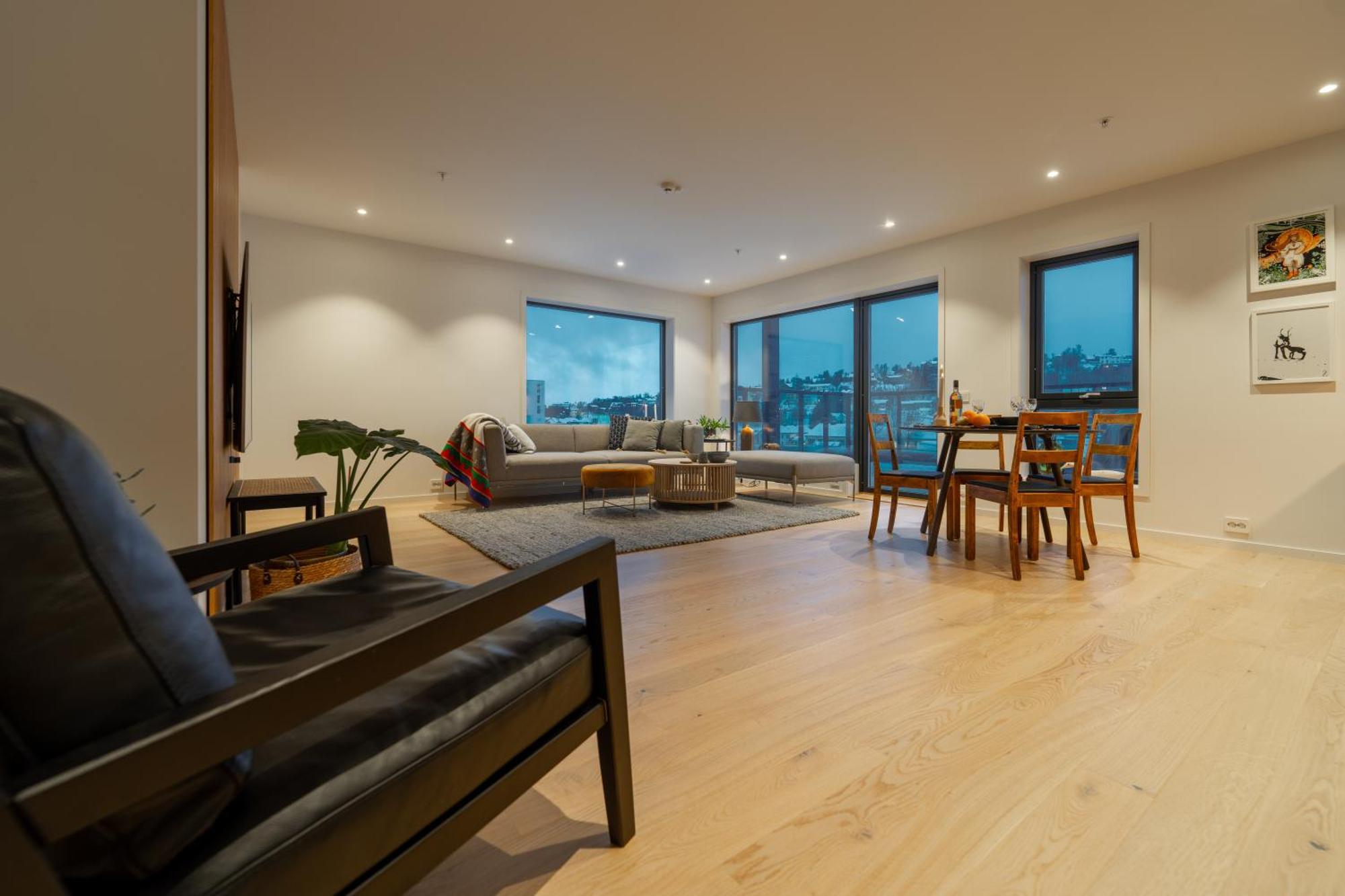 Northern Light Apartments - Nyholmen Luxury Penthouse B Tromsø Kültér fotó